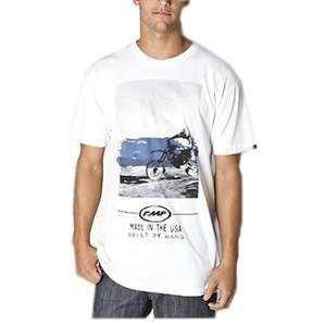  FMF Apparel Lightning T Shirt   2X Large/White: Automotive