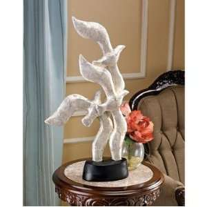  Christian Spiritual White Doves of Peace Statue Sculpture 