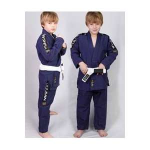  Vulkan Ultra Light Kids Jiu Jitsu Gi Navy Blue Sports 