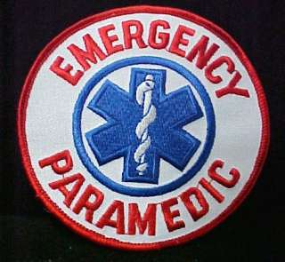 Emergency Paramedic Star of Life Emblem Patch NWT  