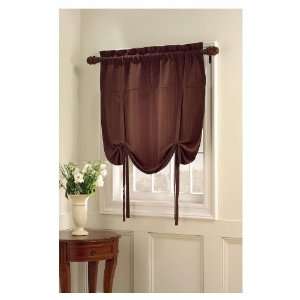 Style Selections 45L Chocolate Oxford Shade Valance 27915:  