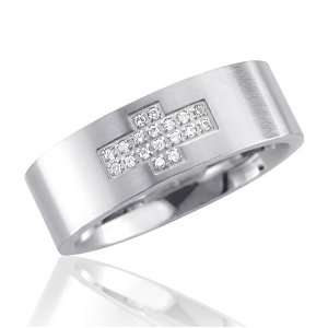   Band Ring (H, SI, 0.09 carat) Band Width7mm Diamond Delight Jewelry