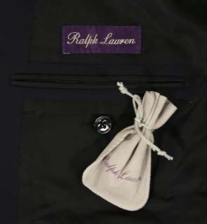 Ralph Lauren Purple Label Navy 3 Piece Wool Suit 44 R New $4995  