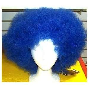    Wicked Wigs 812223011684 Men Afro Royal   Blue Wig: Toys & Games