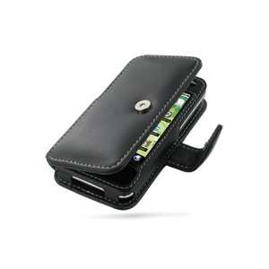   Leather Case for LG Optimus Chic E720   Book Type (Black): Electronics