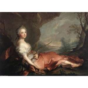  Hand Made Oil Reproduction   Jean Marc Nattier   32 x 24 