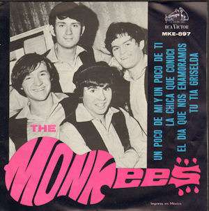 MONKEES Look Out 1967 MEXICO 4 track ep!  