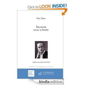 Six mois sous la botte (French Edition) Paul Ghez  Kindle 