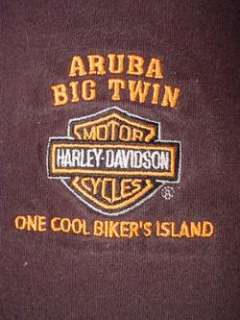 HARLEY DAVIDSON Aruba Big Twin T Shirt (Mens Medium)  