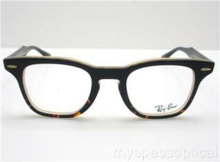 Ray Ban RB 5244 5028 45 Black Havana Gradient Eyeglass Frame New 100% 
