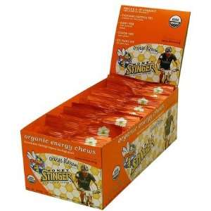  Honey Stinger Orange Blossom Energy Chews, 1.8 oz Bags, 12 
