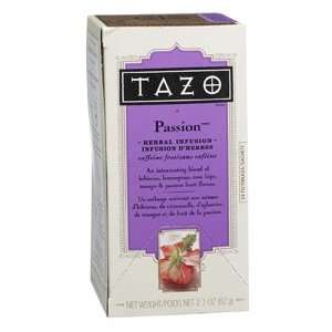 TAZO Passion Herbal Infusion Tea, Caffeine Free, 20 Count Tea Bags 