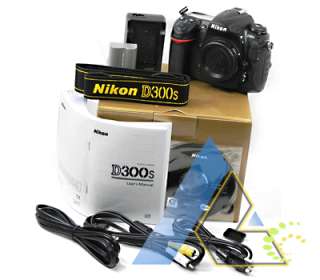 Nikon D300s 12.3MP DSLR Camera Body Black+1 Year Warranty 018208254644 