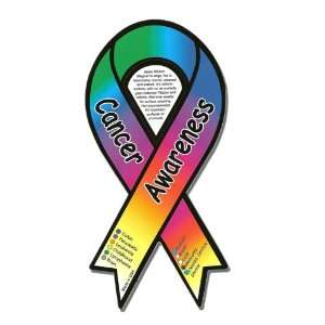 All Inclusive Cancer Awareness Ribbon Car Magnet