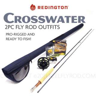 NEW REDINGTON CROSSWATER 586 2 5WT FLY ROD OUTFIT    