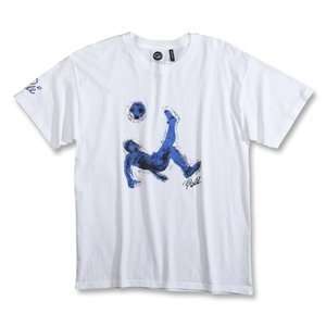  Pele Sports Youth Bike Kick T Shirt (White) Sports 