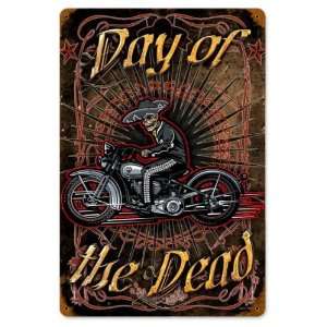   Of The Dead Miscellaneous Vintage Metal Sign   Victory Vintage Signs
