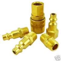 5pc Air Brass Fittings universal COUPLER & CONNECTOR  