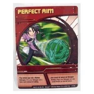    Bakugan Special Ability Paper Card   Perfect Aim: Toys & Games