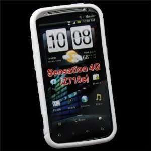   Skin Cover Case for HTC Sensation 4G White: Cell Phones & Accessories