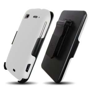   Case & Holster for HTC Sensation 4G, White: Cell Phones & Accessories