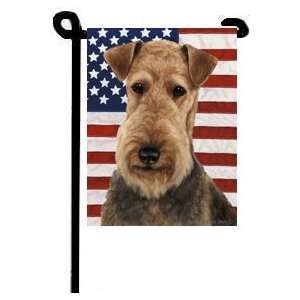  Airedale Patriotic USA Garden Flag Tb5252gf Everything 