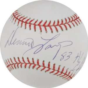  Dennis Lamp Autographed Baseball  Details: 83 AL West 