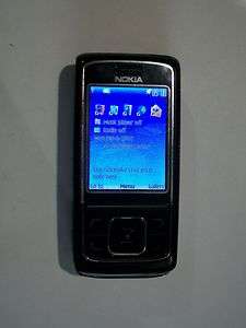 NOKIA 6288 (AT&T) BLACK CAMERA CELL PHONE  
