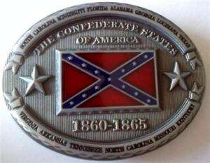 NEW CONFEDERATE CSA REDNECK DIXIE SOUTHERN BELT BUCKLE!  