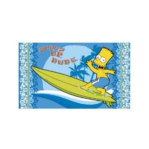 Bart Simpson Mischief Beach Towel: Home & Kitchen