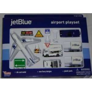  12 pc Airline Play Set Jet Blue Airlines 