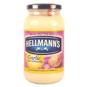 Hellmanns Garlic Mayonnaise 400g  Grocery & Gourmet Food