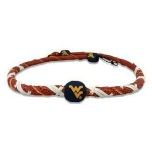  West Virginia Mountaineers Spiral Football Necklace 