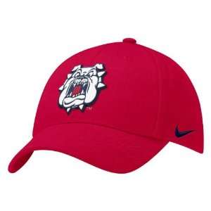  Nike Fresno State Bulldogs Red Wool Classic Hat: Sports 