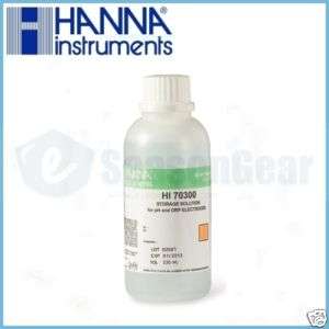 HANNA HI 70300 pH ORP Electrode Storage Solution, 230ml  