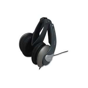 Gray/Silver   Sold as 1 EA   Noise canceling digital stereo headphones 
