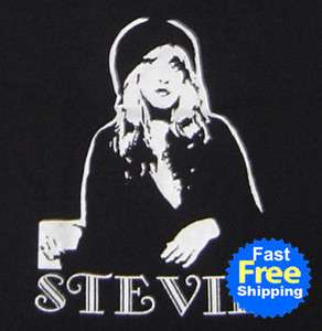 Stevie Nicks printed t shirt Black S,M,L,XL,2XL concert tee  
