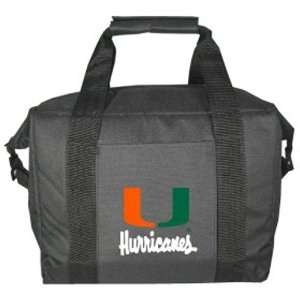  Miami Hurricanes NCAA 12 Pack Kolder Kooler Bag: Sports 