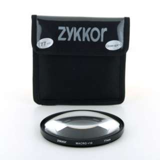 77mm Macro +10 Close Up CU Glass Filter Lens For Canon  