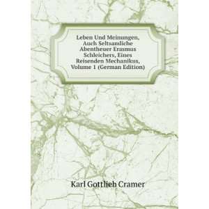   Mechanikus, Volume 1 (German Edition) Karl Gottlieb Cramer Books