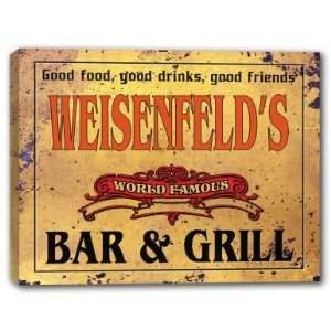  WEISENFELDS Family Name World Famous Bar & Grill 