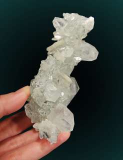 Gemmy White APOPHYLLITE CRYSTAL STALACTITE India  