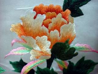bar screens Chinese embroidery Peonies Rare  
