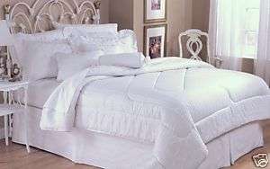 pc bed in a bag KING size white color with eyelet  