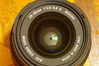 New Sigma 28 80mm f/3.5 5.6 II Mini Zoom Macro for Pentax  