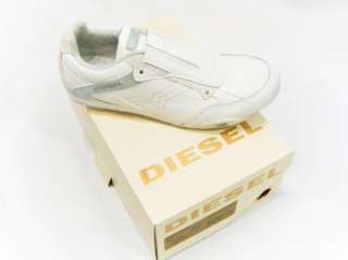 NEW IN BOX DIESEL BRAND Mens Eagle Loop White Shoes Fashion Sneakers 