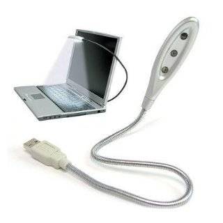 USB 3 LED Flexible Metal Material Lamp Light for Laptop by DBROTH