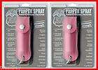 PINK Defense PEPPER SPRAY With Leather Keychain Case 