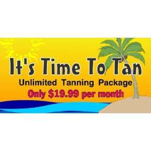    3x6 Vinyl Banner   Unlimited Tanning Package: Everything Else