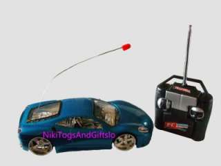 Perfect Radio Control Car w/Light System   BLUE  